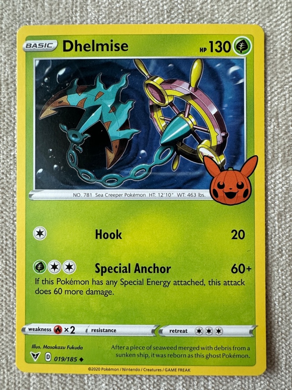 Pokémon Card - Dhelmise